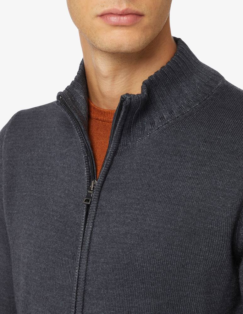 rinascente Ferrante Maglia in merino con cerniera