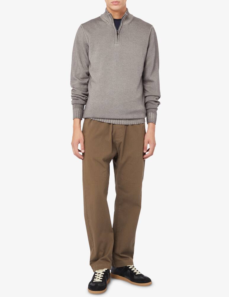 rinascente Ferrante Merino hal zipped jumper