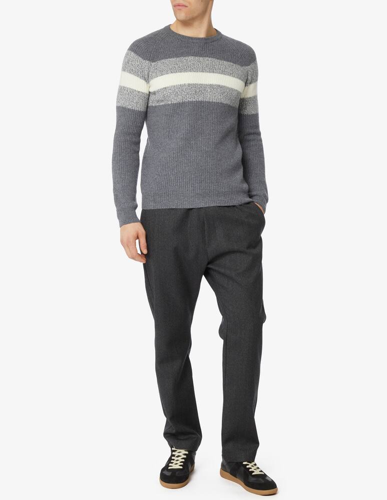 rinascente Ferrante Maglia girocollo in lana costa inglese