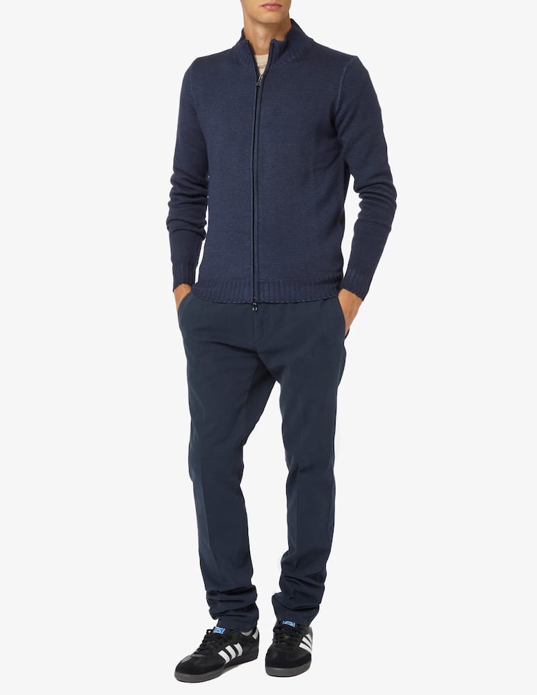 rinascente Ferrante Maglia in merino con cerniera