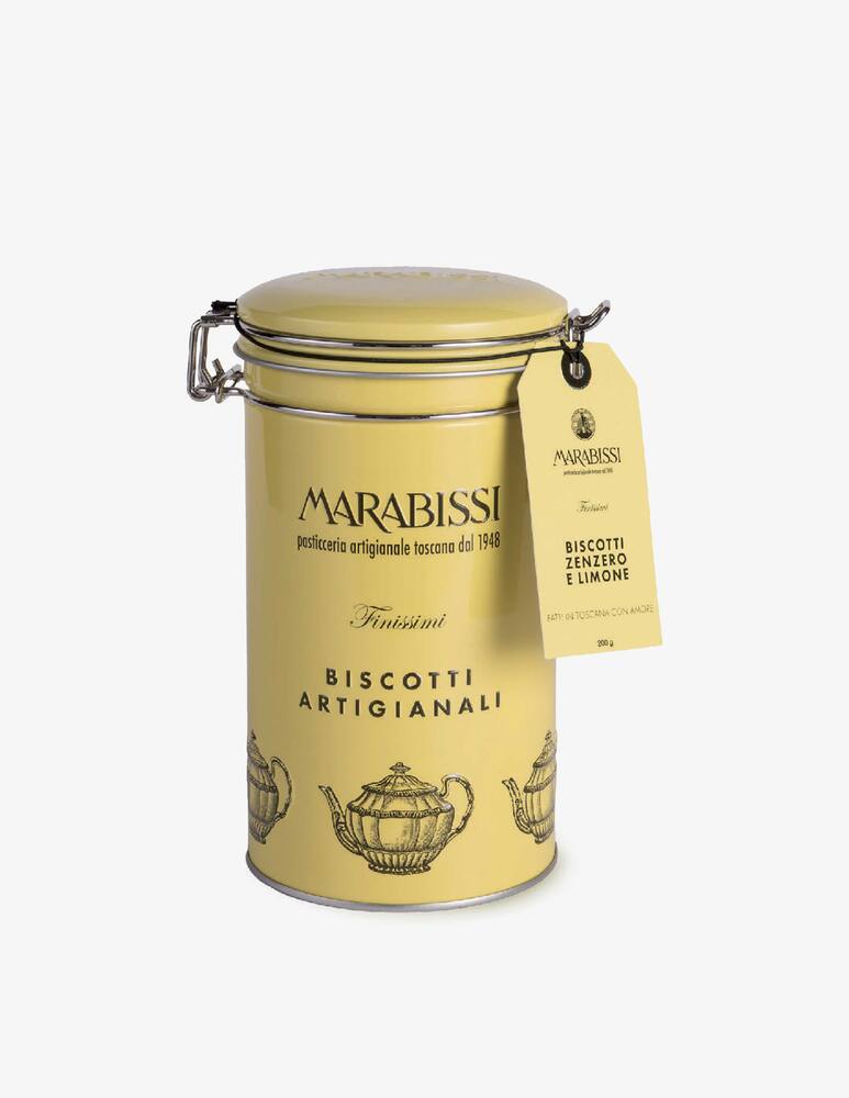 Marabissi Ginger and Lemon Biscuits Tin 200g - picture 1 Marabissi Ginger and Lemon Biscuits Tin 200g - picture 1