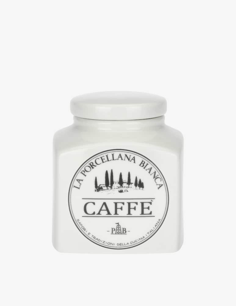 rinascente La Porcellana Bianca Conserva Barattolo Caffe 1,1 Lt.
