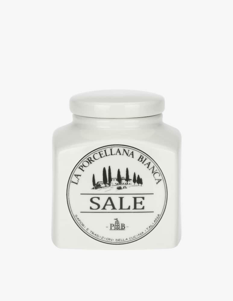 rinascente La Porcellana Bianca Conserva Barattolo Sale 1,1 Lt.
