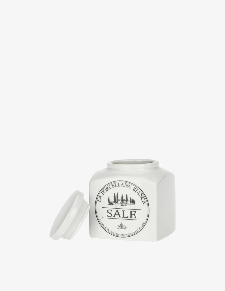 rinascente La Porcellana Bianca Conserva Barattolo Sale 1,1 Lt.