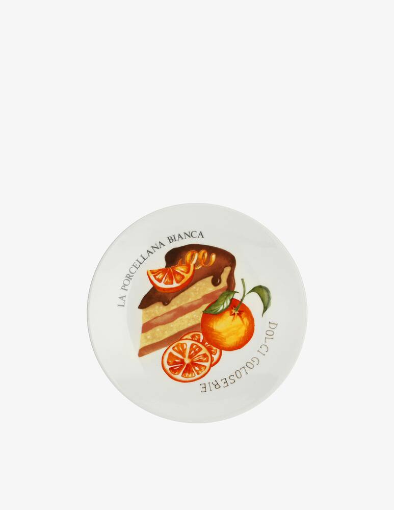 rinascente La Porcellana Bianca Goloserie Set 6 Piatti Dolce