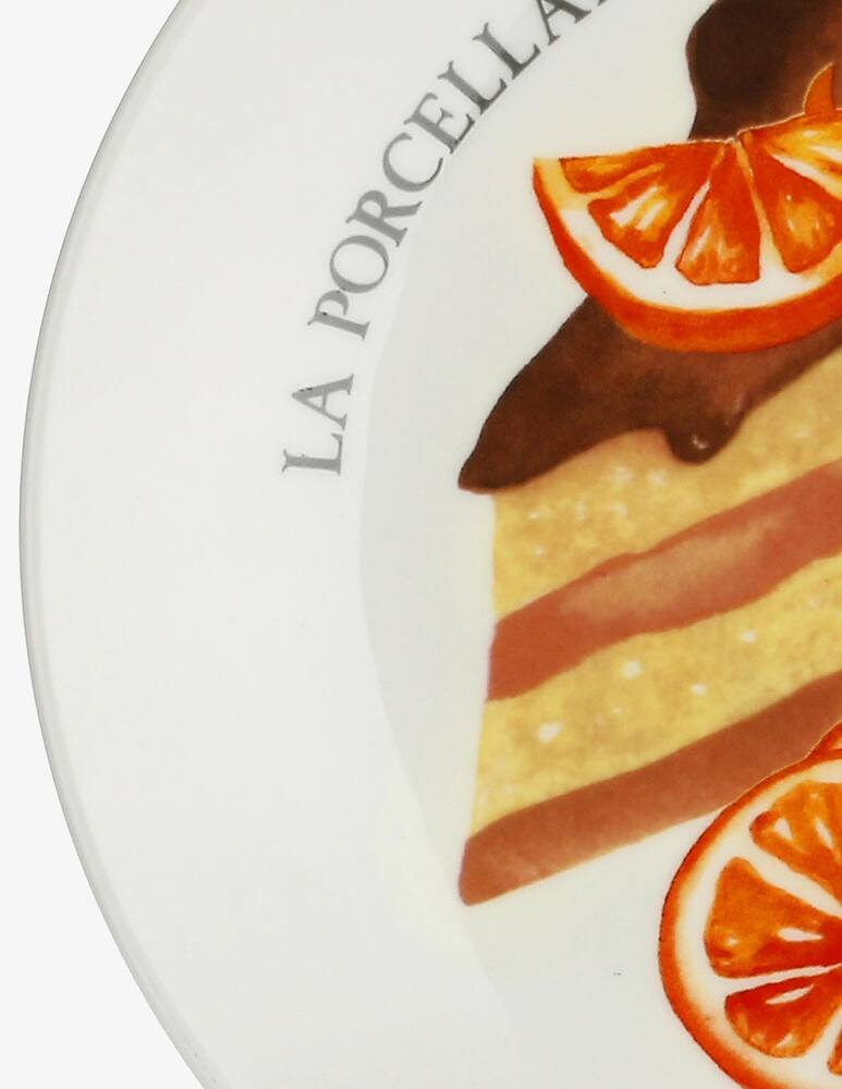 rinascente La Porcellana Bianca Goloserie Set 6 Piatti Dolce