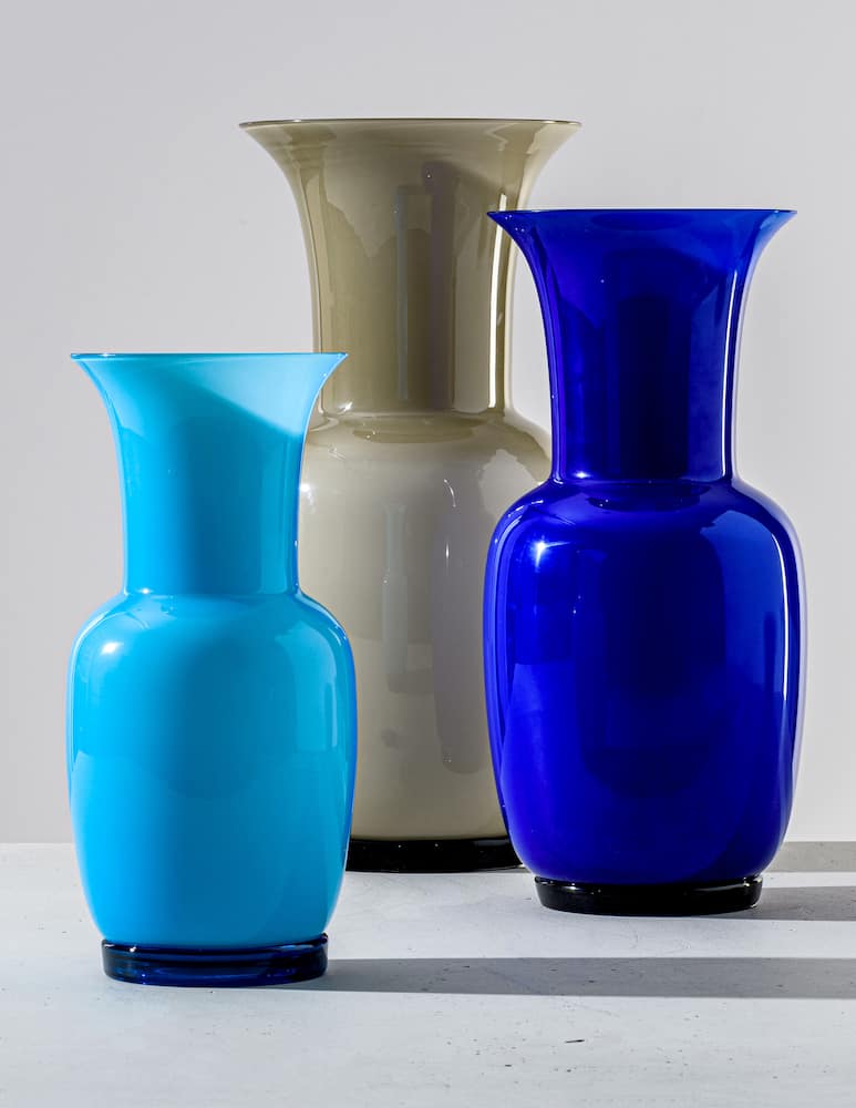 rinascente Venini Opalino Vaso - Blu