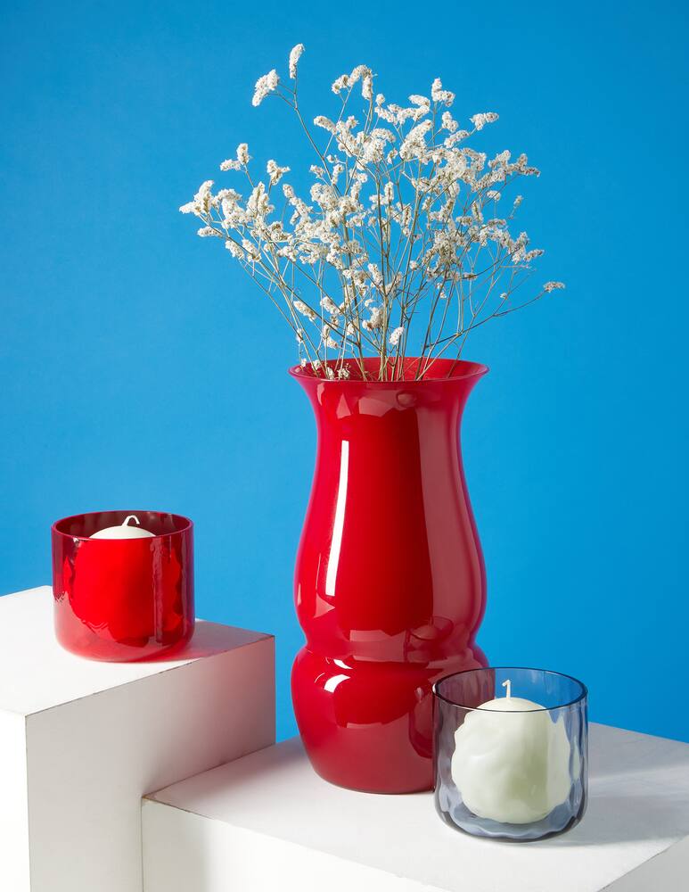 rinascente Venini Porta candela - blu