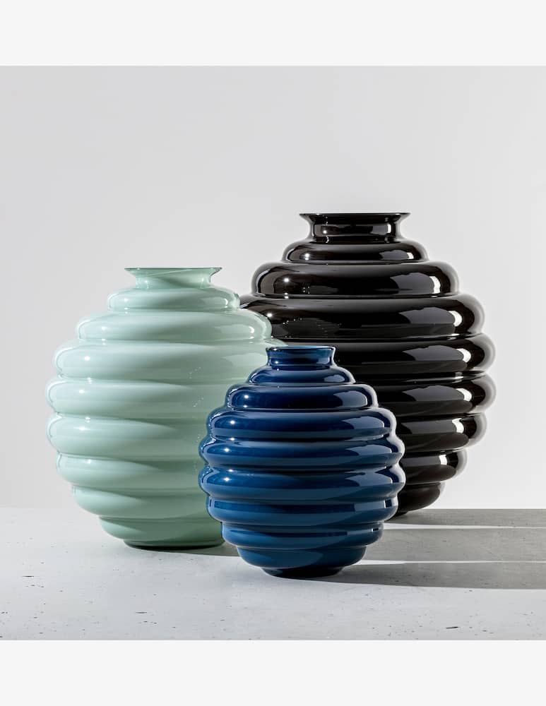 rinascente Venini Deco Vaso - Nero