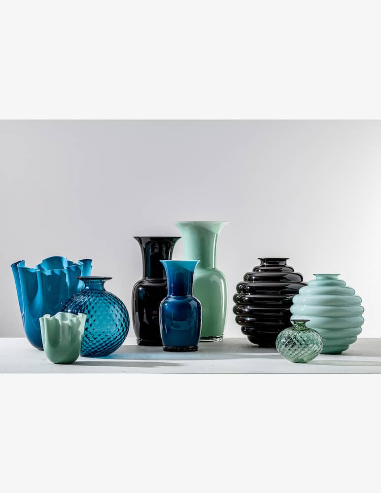 rinascente Venini Fazzoletto Vaso - Azzurro