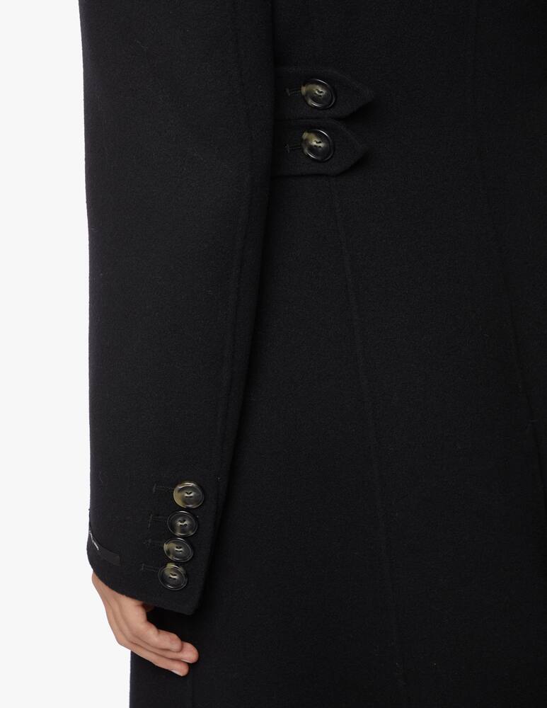 rinascente Sportmax Code Cappotto militare Canneti in doppio di lana