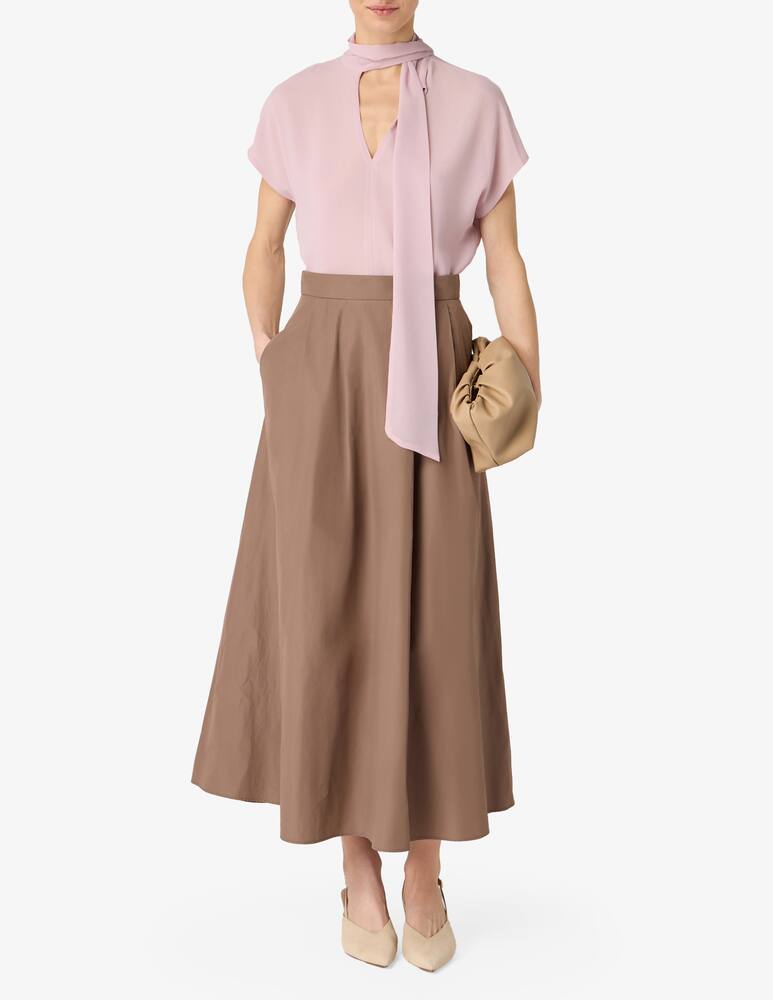 EMME Max-length tafeta skirt - picture 2 EMME Max-length tafeta skirt - picture 2