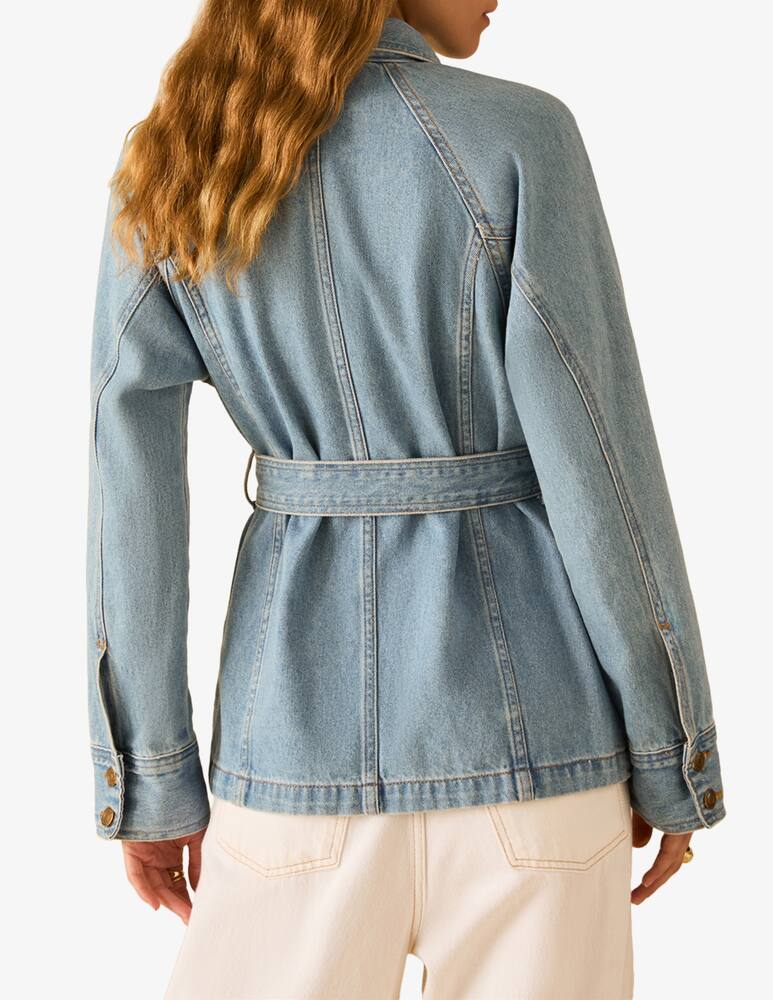PENNYBLACK Denim belted jacket PBBSALUTE - picture 2 PENNYBLACK Denim belted jacket PBBSALUTE - picture 2