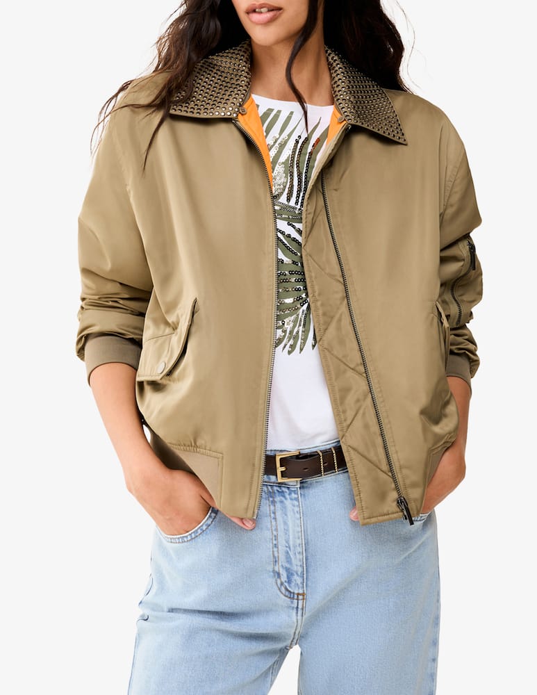 rinascente PENNYBLACK Bomber raso con borchie