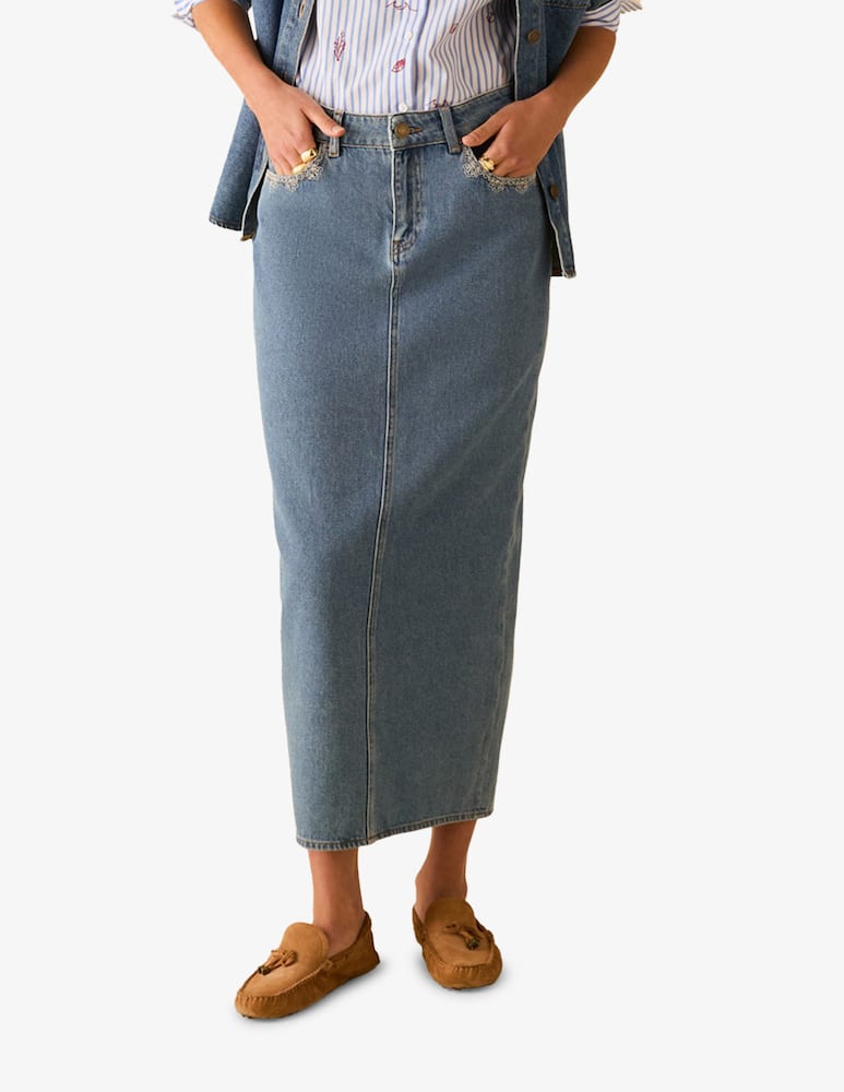 PENNYBLACK Gonna lunga in jeans PBBORAFO - immagine 1 PENNYBLACK Gonna lunga in jeans PBBORAFO - immagine 1