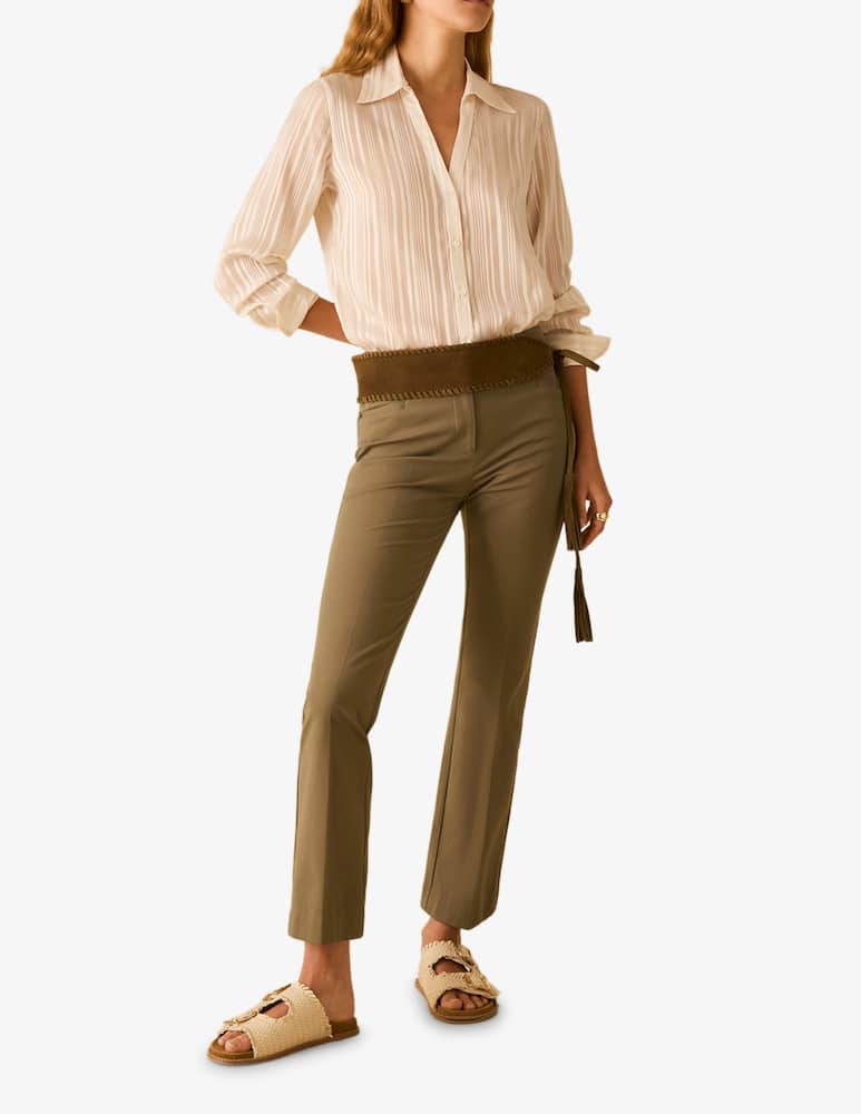 rinascente PENNYBLACK Flare twill trousers