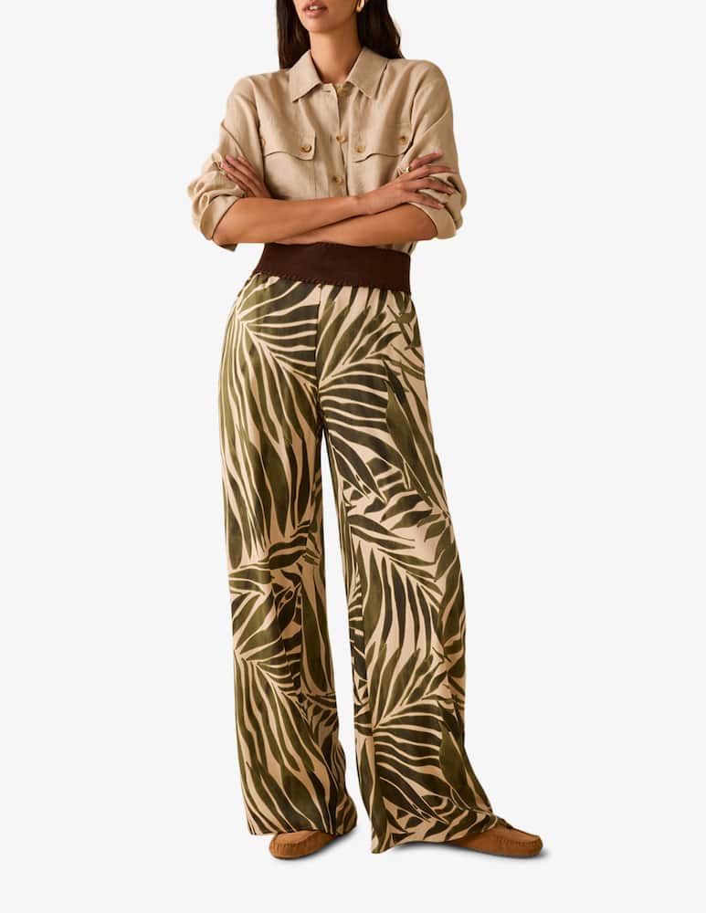 rinascente PENNYBLACK Palm print trousers