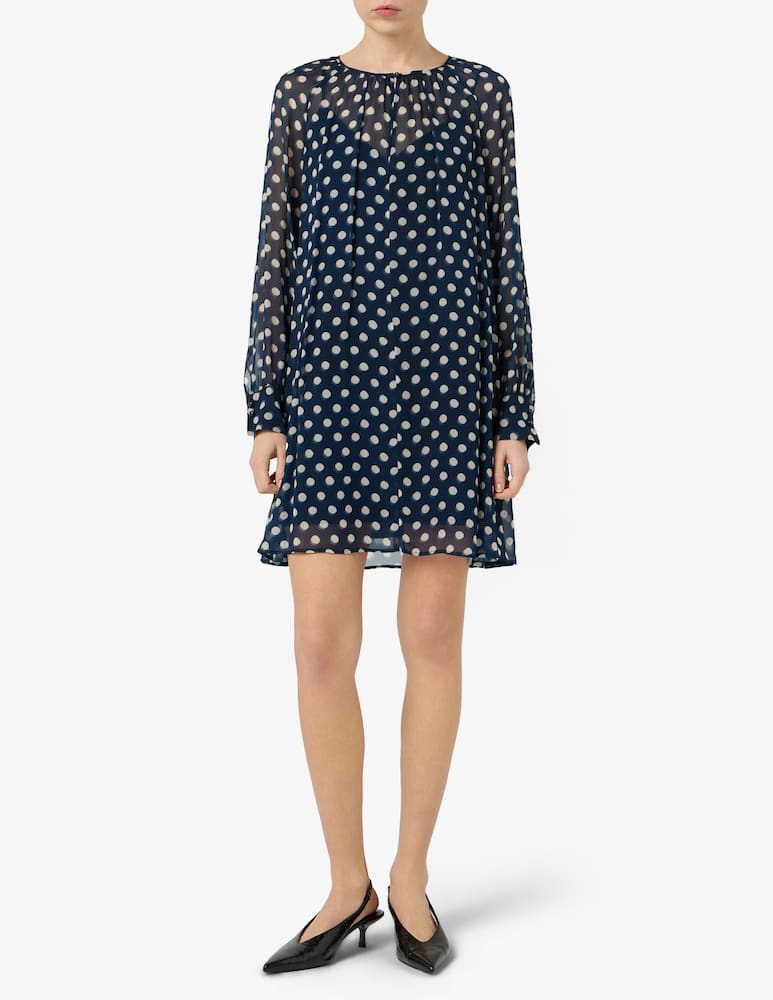 rinascente PENNYBLACK Polka dot georgette tunic dress