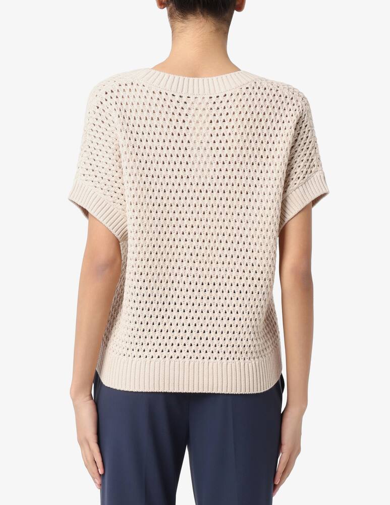 PENNYBLACK Maglia traforata a maniche corte PBBCELLULA - immagine 3 PENNYBLACK Maglia traforata a maniche corte PBBCELLULA - immagine 3