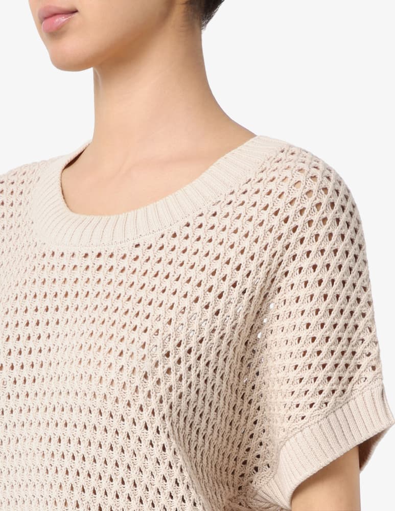 PENNYBLACK Maglia traforata a maniche corte PBBCELLULA - immagine 4 PENNYBLACK Maglia traforata a maniche corte PBBCELLULA - immagine 4