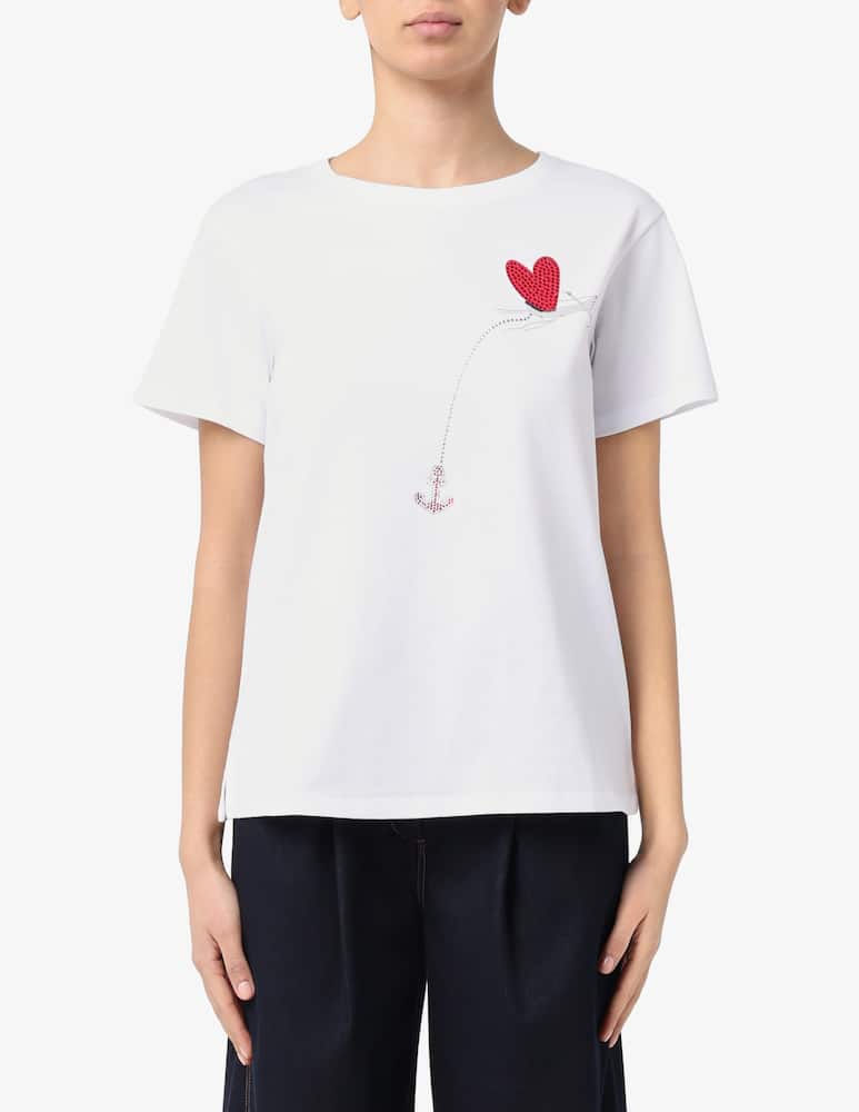 rinascente PENNYBLACK T-shirt cuore e strass