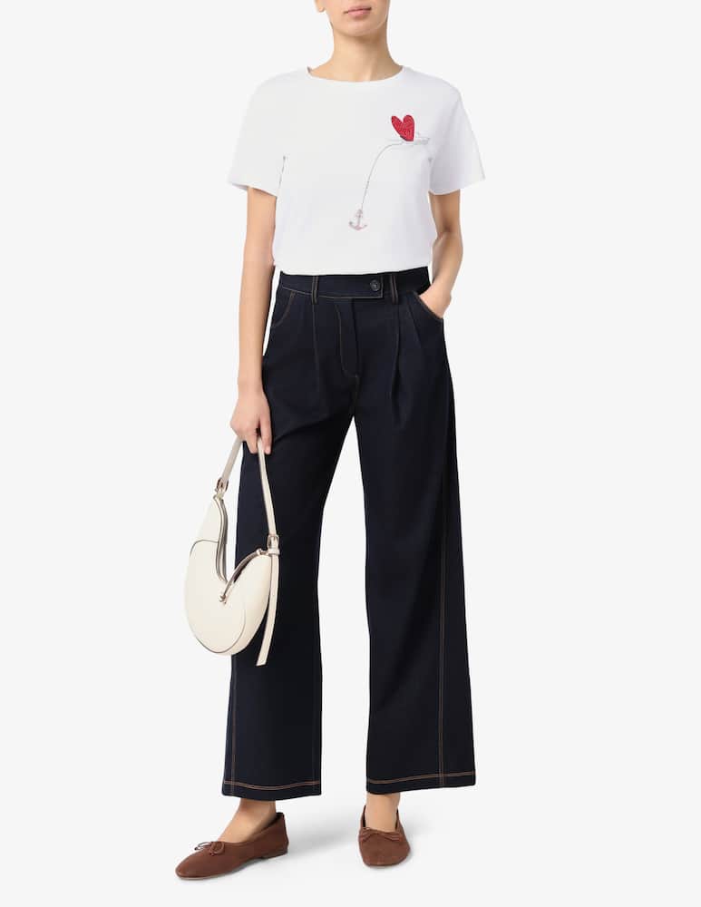 rinascente PENNYBLACK T-shirt cuore e strass