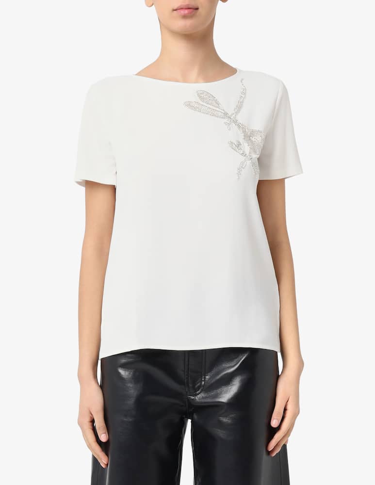 rinascente PENNYBLACK T-shirt con applicazioni gioiello