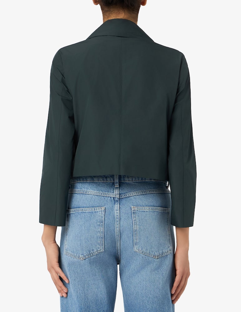 rinascente EMME Cropped taffeta blazer