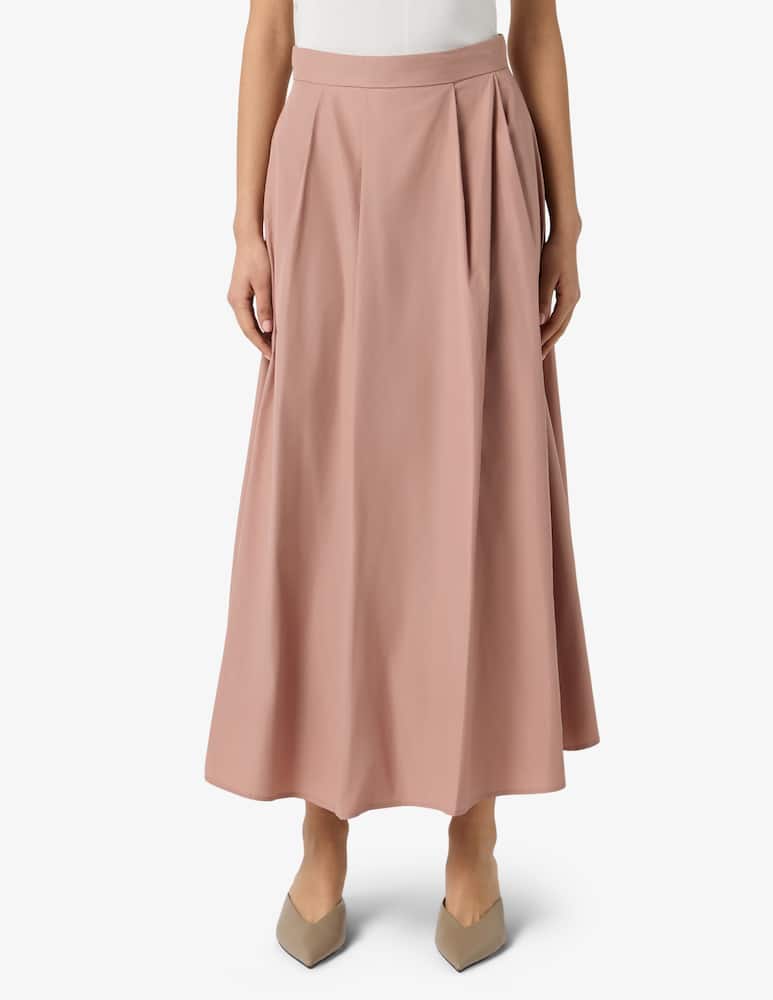 rinascente EMME Taffeta long pleated skirt