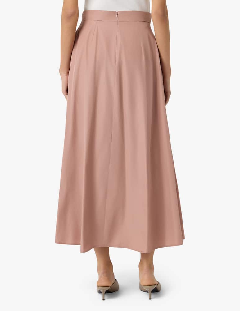 rinascente EMME Taffeta long pleated skirt