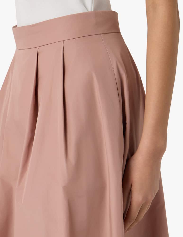 rinascente EMME Taffeta long pleated skirt