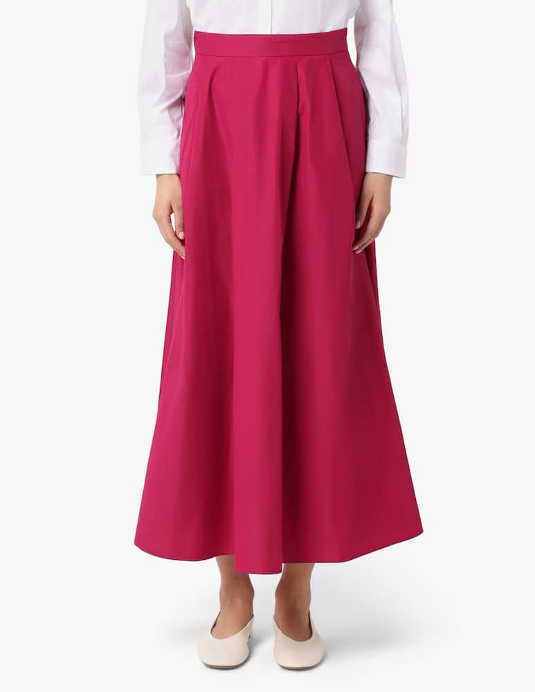EMME Taffeta long flared skirt EMMEBURNEA - picture 1 EMME Taffeta long flared skirt EMMEBURNEA - picture 1
