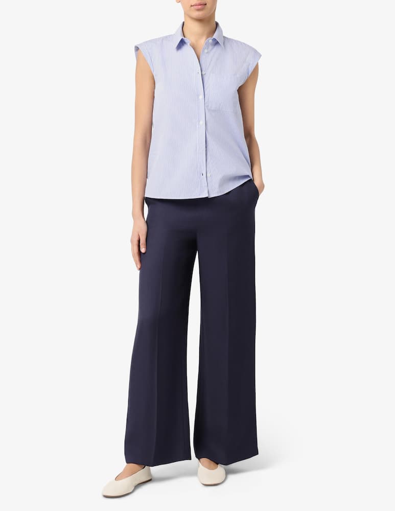 rinascente EMME Striped sleeveless classic shirt