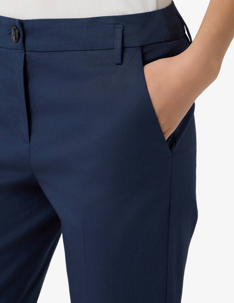EMME Pantaloni chino in gabardina di cotone EMMTUNICA - immagine 4 EMME Pantaloni chino in gabardina di cotone EMMTUNICA - immagine 4