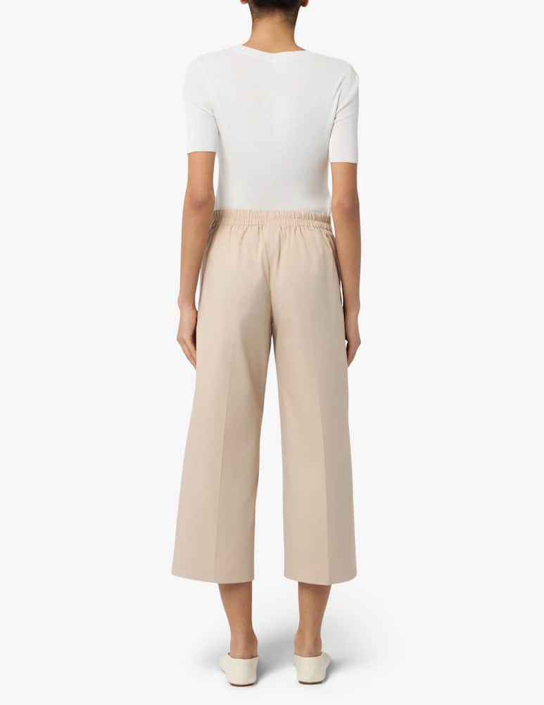 EMME Pantaloni cropped in gabardina di cotone EMMDISCHI - immagine 3 EMME Pantaloni cropped in gabardina di cotone EMMDISCHI - immagine 3