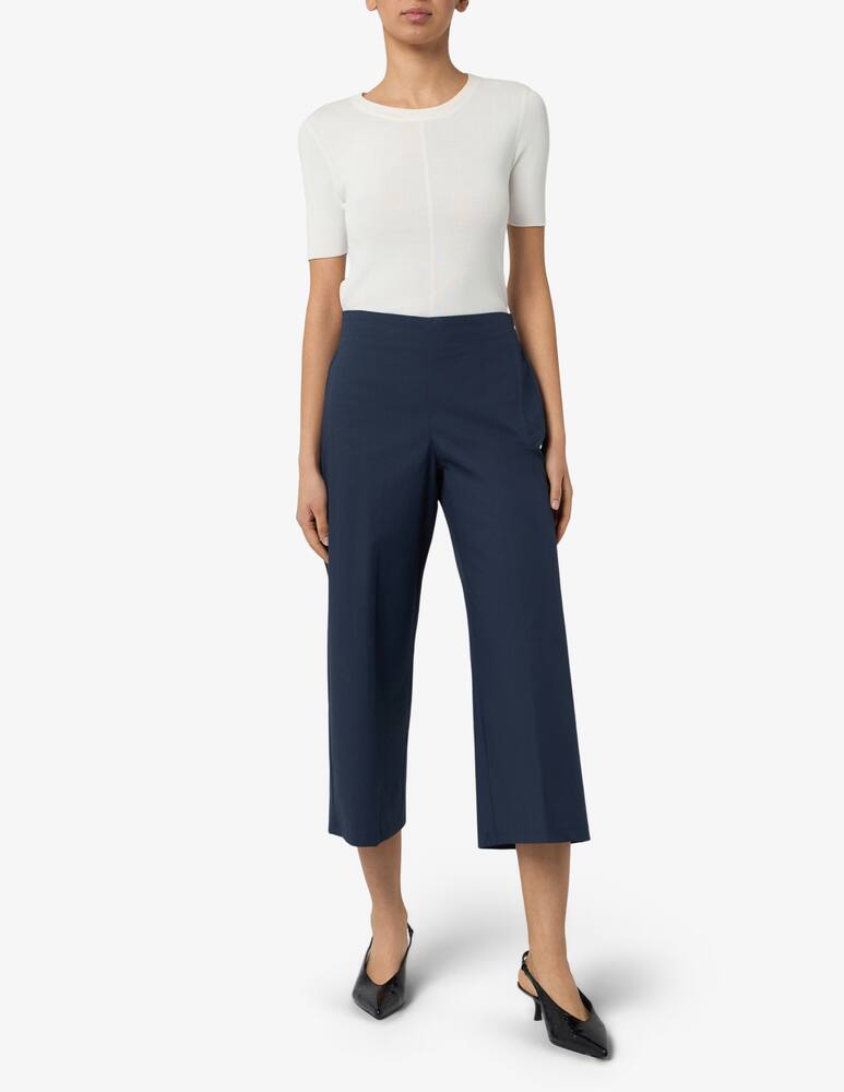 EMME Cropped gabardine trousers EMMDISCHI - picture 2 EMME Cropped gabardine trousers EMMDISCHI - picture 2