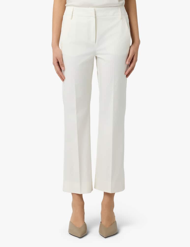 EMME Bootcut gabardine trousers EMMLEMBO - picture 1 EMME Bootcut gabardine trousers EMMLEMBO - picture 1
