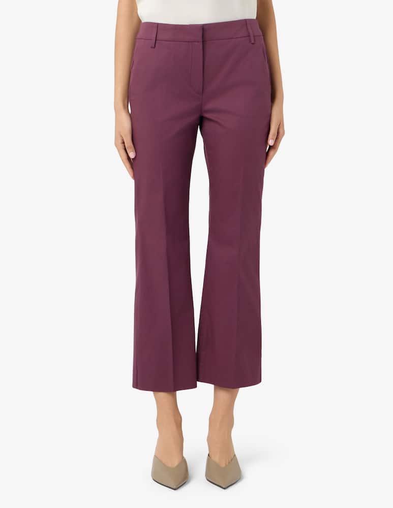 EMME Pantaloni trombetta in gabardina - immagine 1 EMME Pantaloni trombetta in gabardina - immagine 1