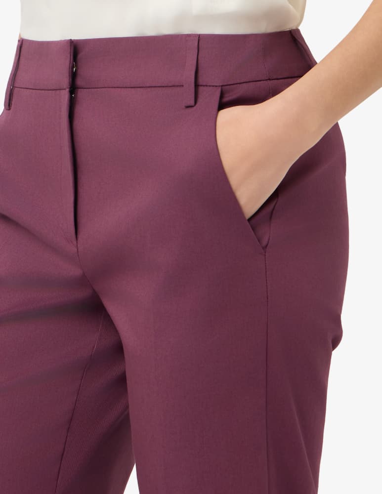 EMME Pantaloni trombetta in gabardina - immagine 4 EMME Pantaloni trombetta in gabardina - immagine 4