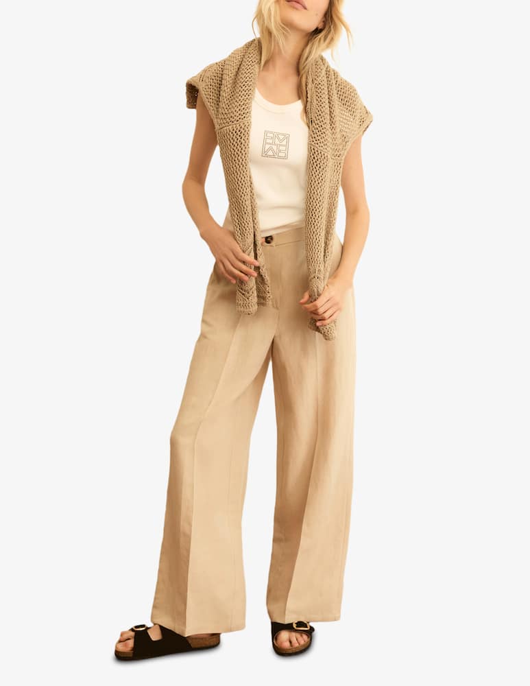 rinascente EMME Palazzo linen trousers