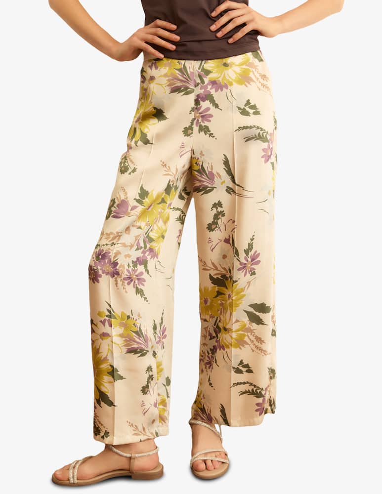 rinascente EMME Floral palazzo trousers