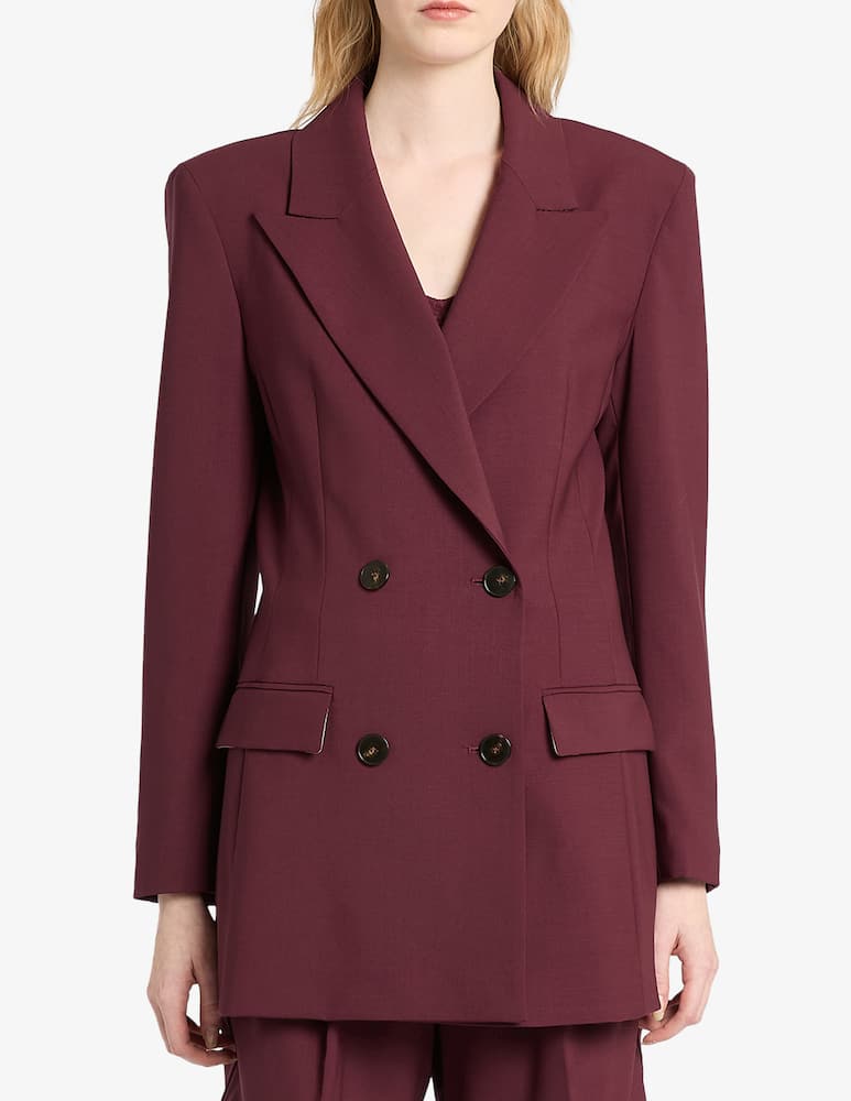 Marella Double breasted wool blazer - picture 1