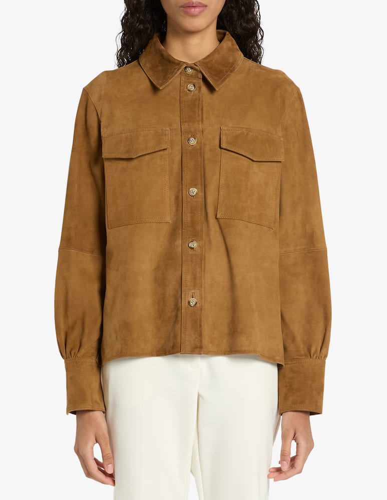 Marella Giacca camicia in suede - immagine 1 Marella Giacca camicia in suede - immagine 1