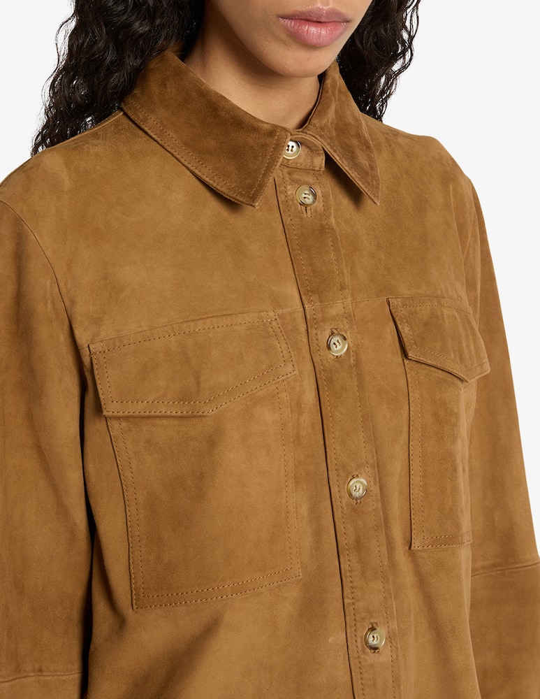 Marella Giacca camicia in suede - immagine 3 Marella Giacca camicia in suede - immagine 3