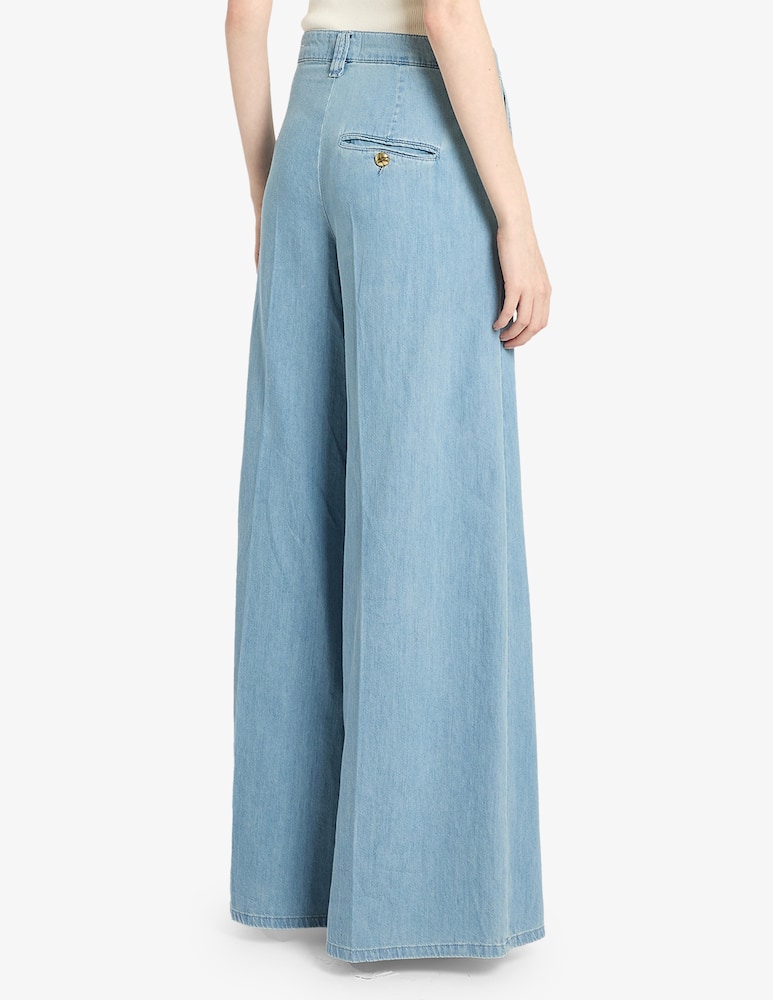 rinascente Marella Denim palazzo trousers
