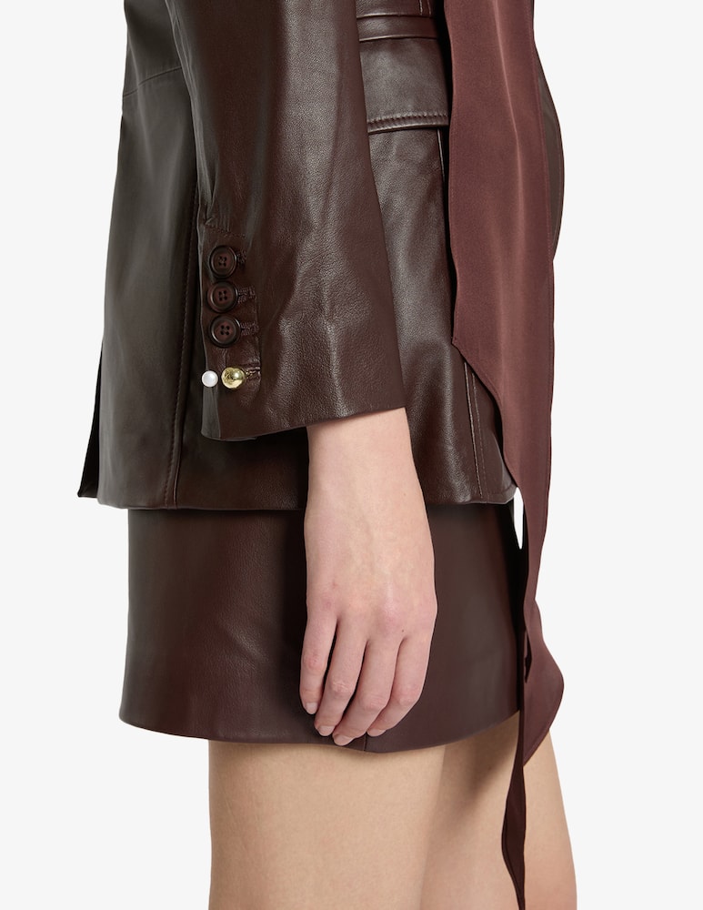 Marella Leather blazer Hero - picture 4