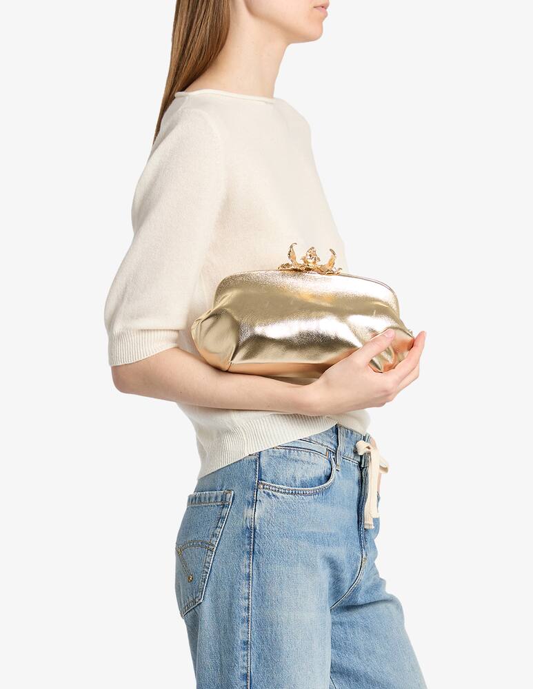 rinascente Marella Clutch con chiusura a fiore MLAABETE