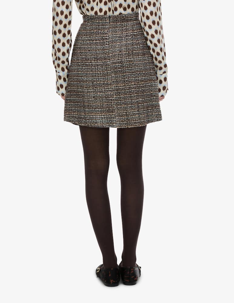 rinascente iBlues Textured mini skirt