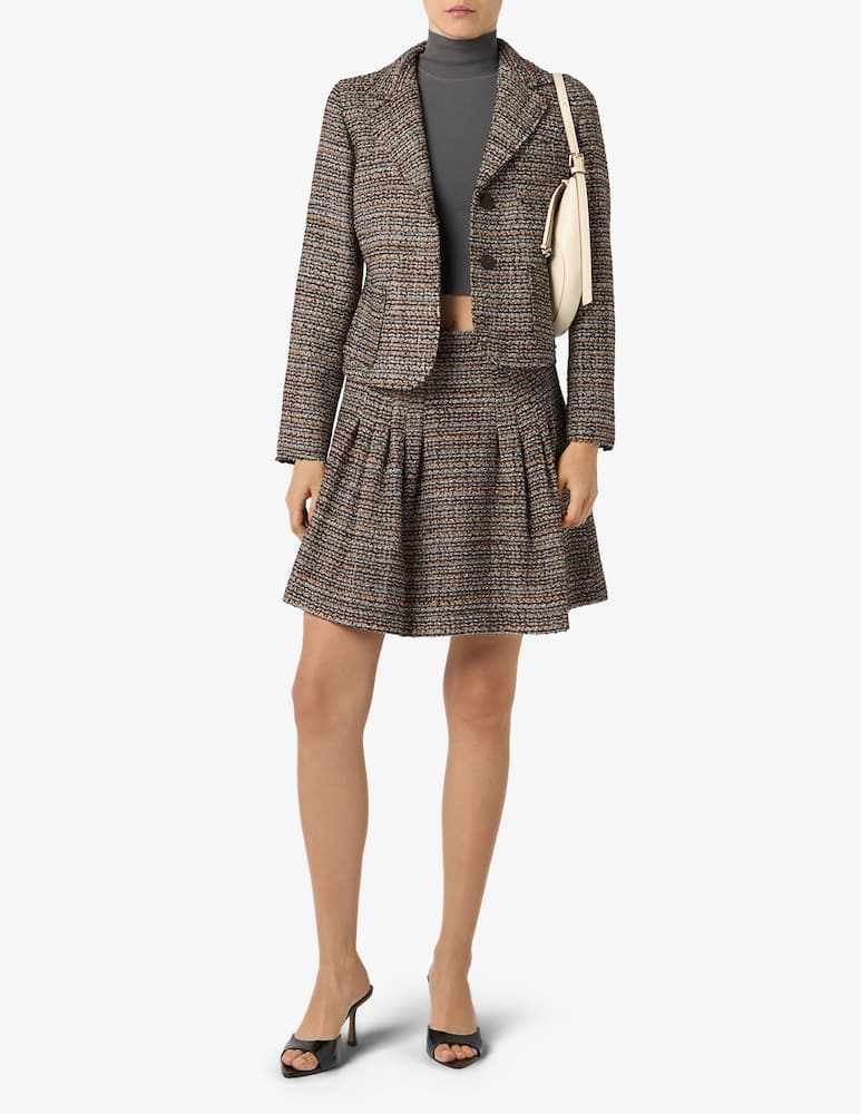rinascente iBlues Textured mini skirt