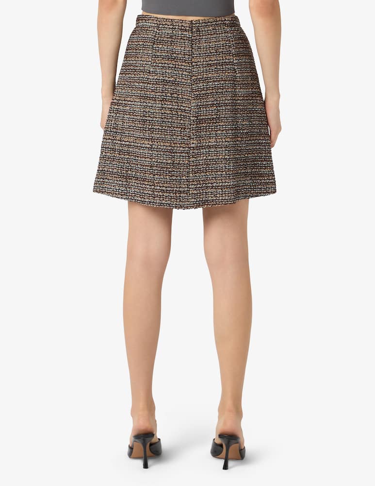 rinascente iBlues Textured mini skirt
